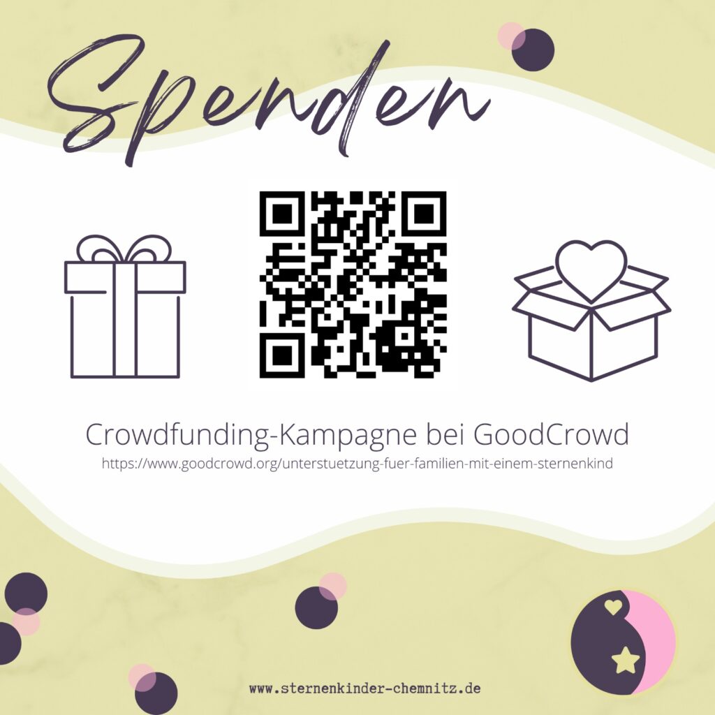 Spende an die Crowdfunding Kampage von Sternenkinder Chemnitz