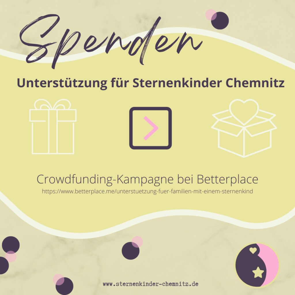 Spende an die Crowdfunding Kampage von Sternenkinder Chemnitz
